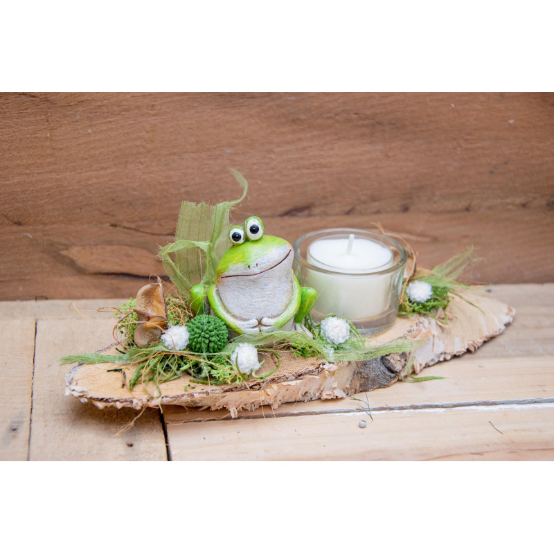 Teelicht lustiger Frosch