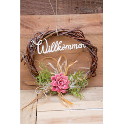 Türkranz Keramikblume