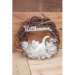 Türkranz weisse Katze