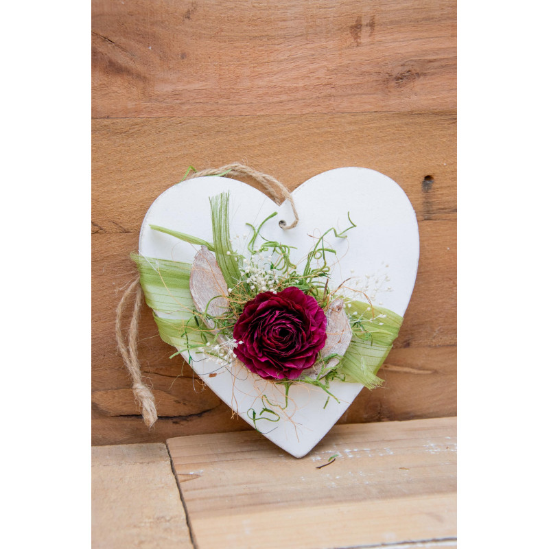 Herz Papierrose