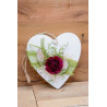 Herz Papierrose