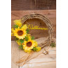 Türkranz Sonnenblume Willkommen
