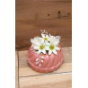 Herzige Keramik-Gugelhupf & Blumenbouquet