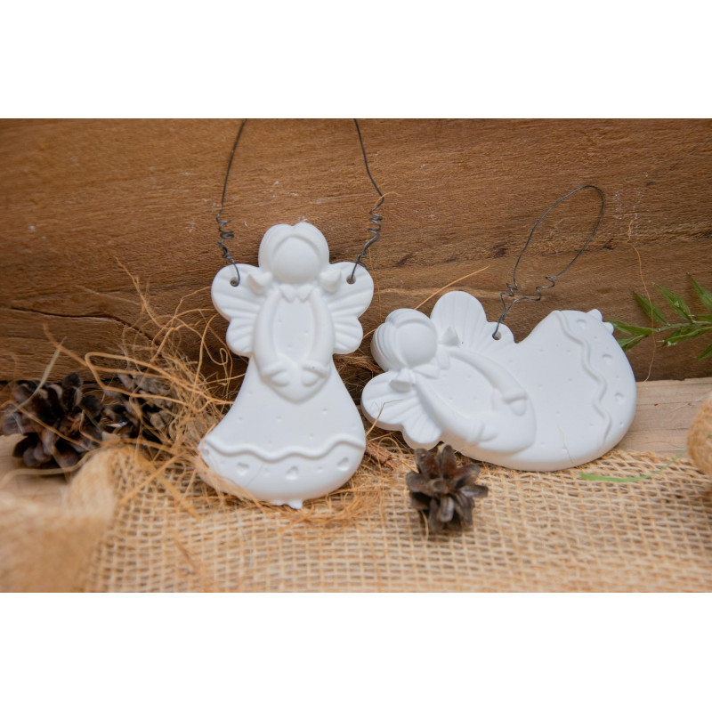 Set Schutzengel aus Raysin – zum Aufhänge