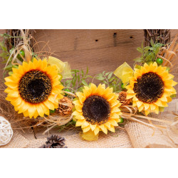 Türkranz 3 Sonnenblumen