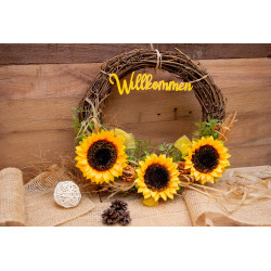 Türkranz 3 Sonnenblumen