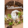 Türkranz Wichtel weiss