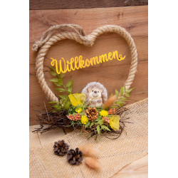 Türdeko Kordelherz Igel