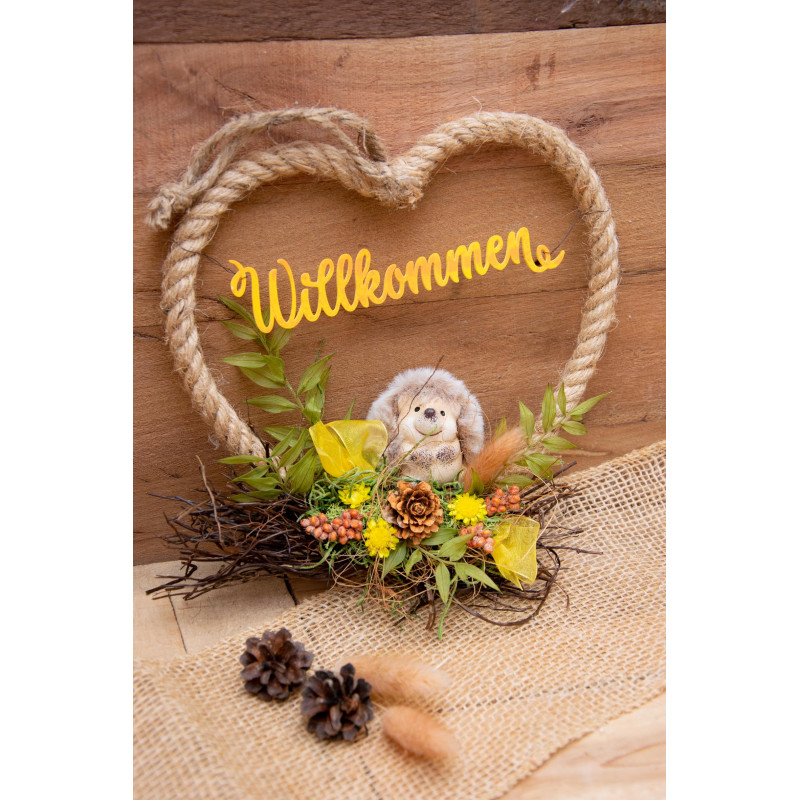 Türdeko Kordelherz Igel
