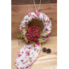 Türkranz mit Rosen-Tuch