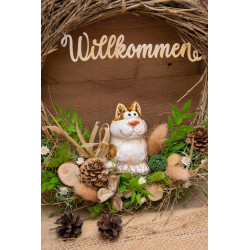 Türkranz mit Katze