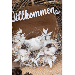 Türkranz weisser Vogel