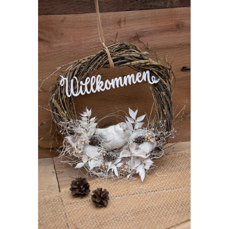 Türkranz weisser Vogel