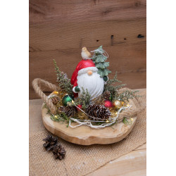 Nikolaus Tablett LED Deko