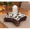 Adventsgesteck Stern